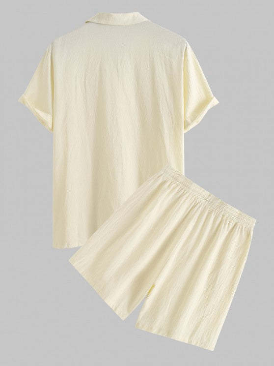 Pocket Drawstring Shorts Set - Grafton Collection