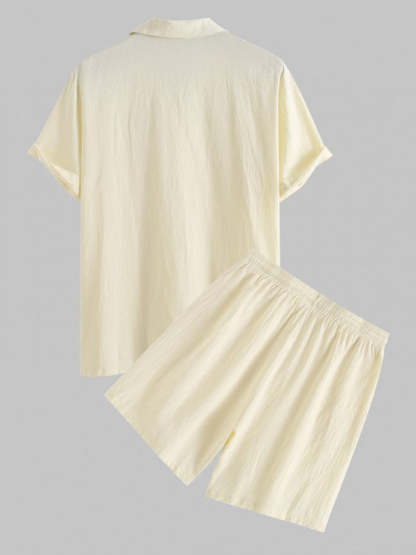 Pocket Drawstring Shorts Set - Grafton Collection