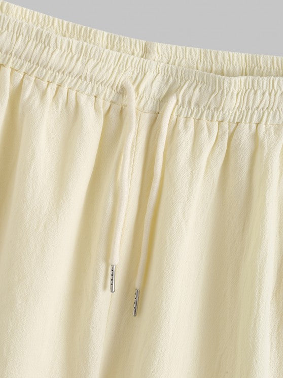 Pocket Drawstring Shorts Set - Grafton Collection