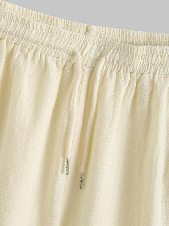 Pocket Drawstring Shorts Set - Grafton Collection