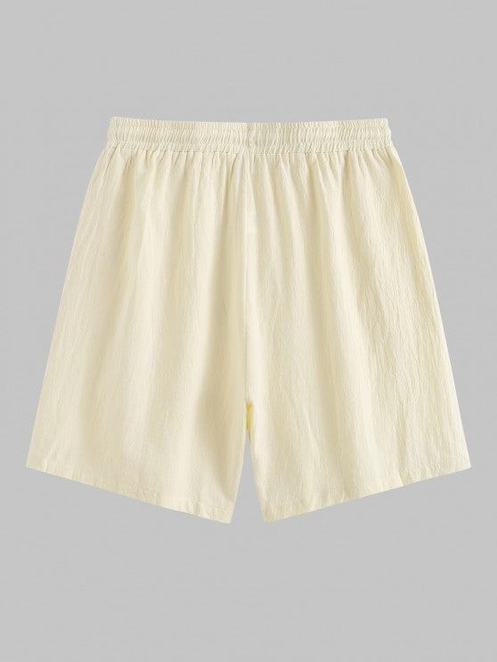 Pocket Drawstring Shorts Set - Grafton Collection