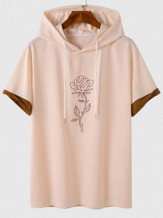 Japanese Printed T Shirt and Drawstring Shorts Set - Grafton Collection