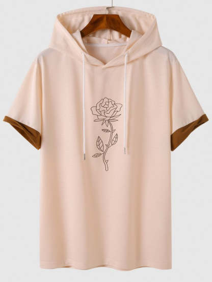 Japanese Printed T Shirt and Drawstring Shorts Set - Grafton Collection