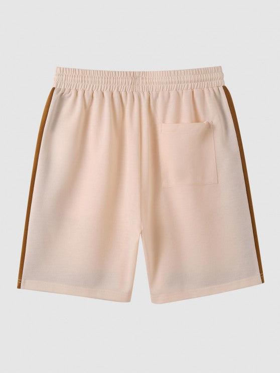 Japanese Printed T Shirt and Drawstring Shorts Set - Grafton Collection