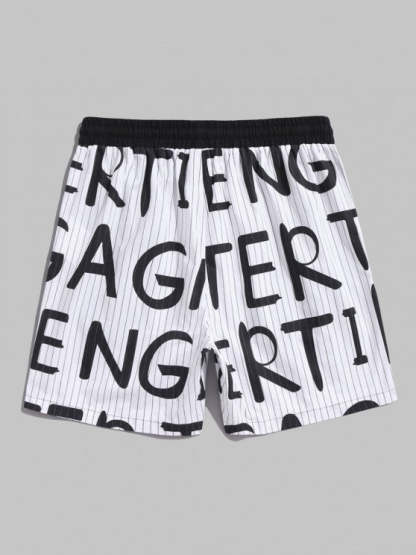 Letter Printed Shirt And Shorts - Grafton Collection