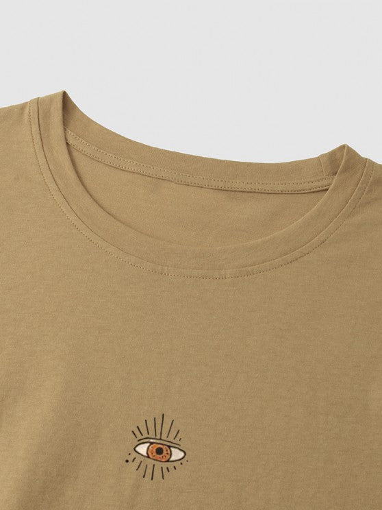 Letter Cactus Printed T Shirt And Shorts - Grafton Collection