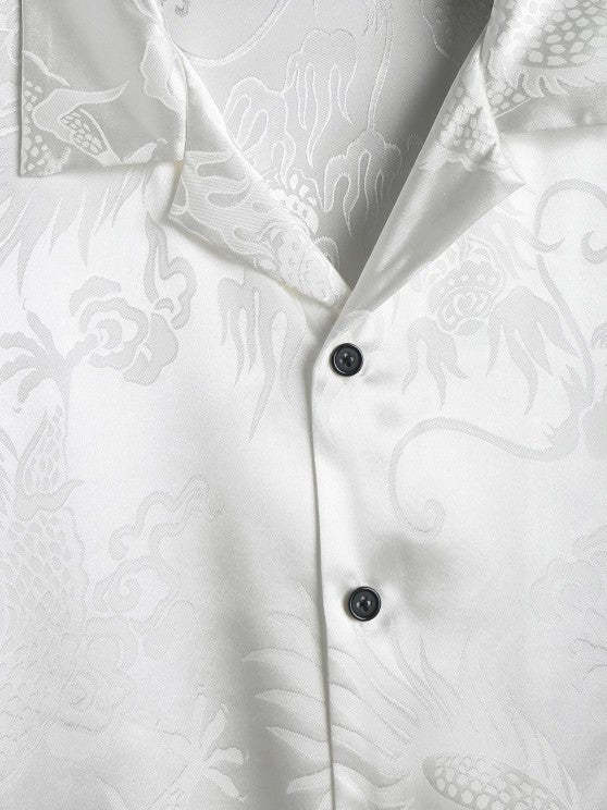 Printed Short Sleeves Shirt and Shorts Set - Grafton Collection