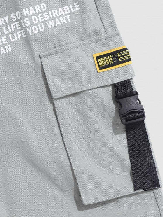 Printed T Shirt With Cargo Pants Set - Grafton Collection