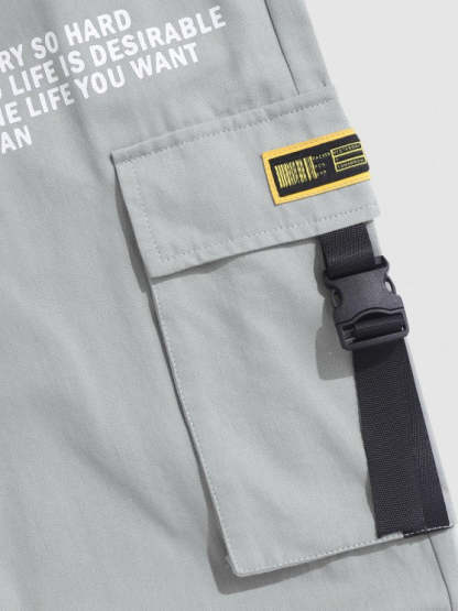 Printed T Shirt With Cargo Pants Set - Grafton Collection