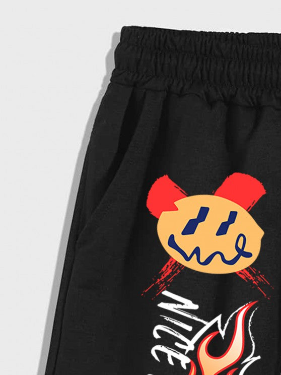 Smile T Shirt And Sweat Shorts - Grafton Collection