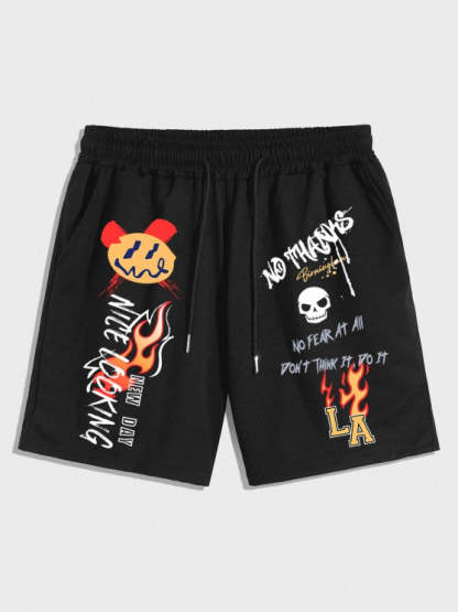 Smile T Shirt And Sweat Shorts - Grafton Collection
