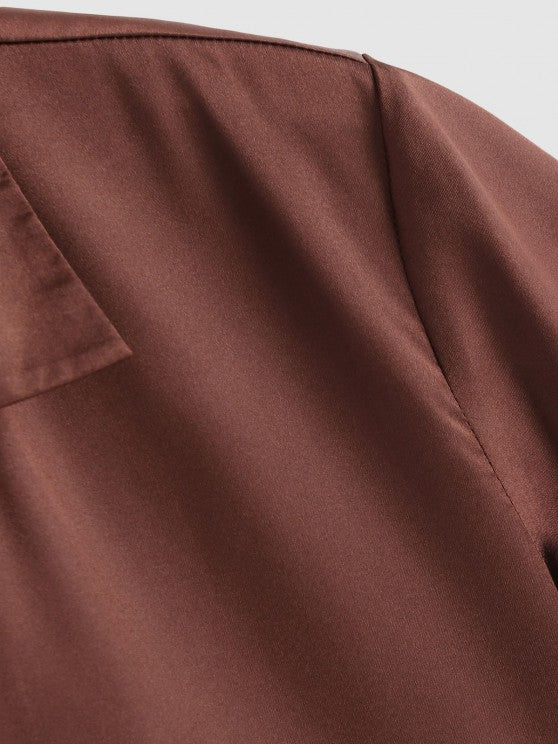 Button Front Shirt and Shorts Set - Grafton Collection