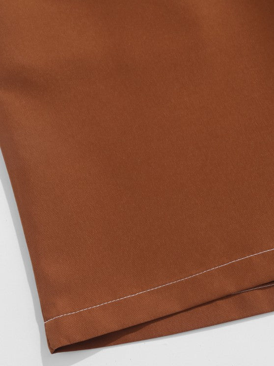 Graphic Coconut Tree Pattern T Shirt And Shorts - Grafton Collection