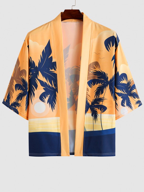 Sunset Pattern Beach Shirt And Shorts - Grafton Collection