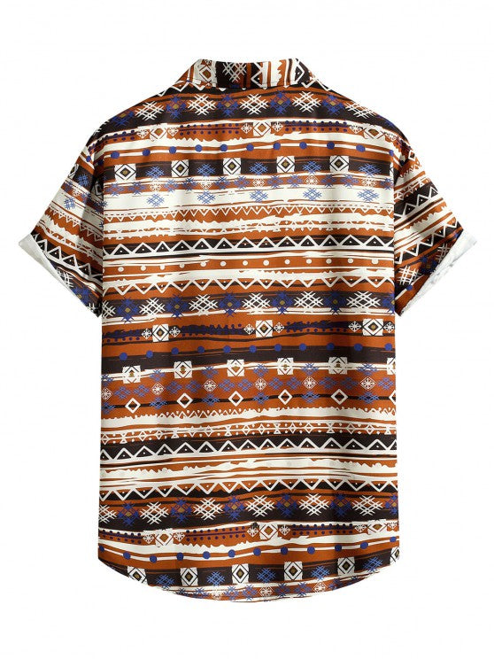 Short Sleeves Shirt And Basic Shorts Set - Grafton Collection