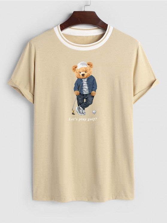 Short Sleeve T Shirt With Casual Shorts Set - Grafton Collection