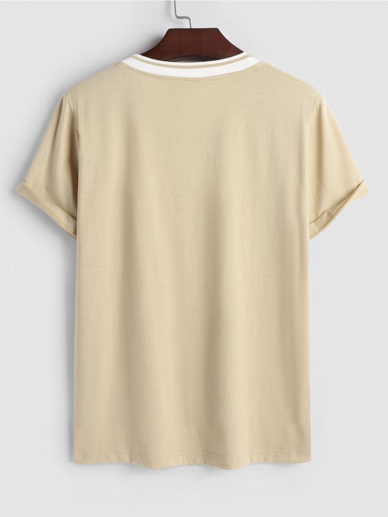 Short Sleeve T Shirt With Casual Shorts Set - Grafton Collection