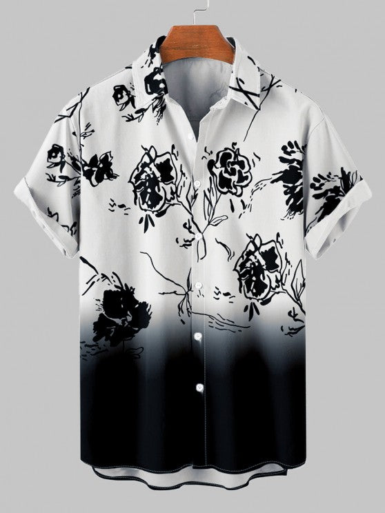 Short Sleeves Shirt And Solid Shorts Set - Grafton Collection