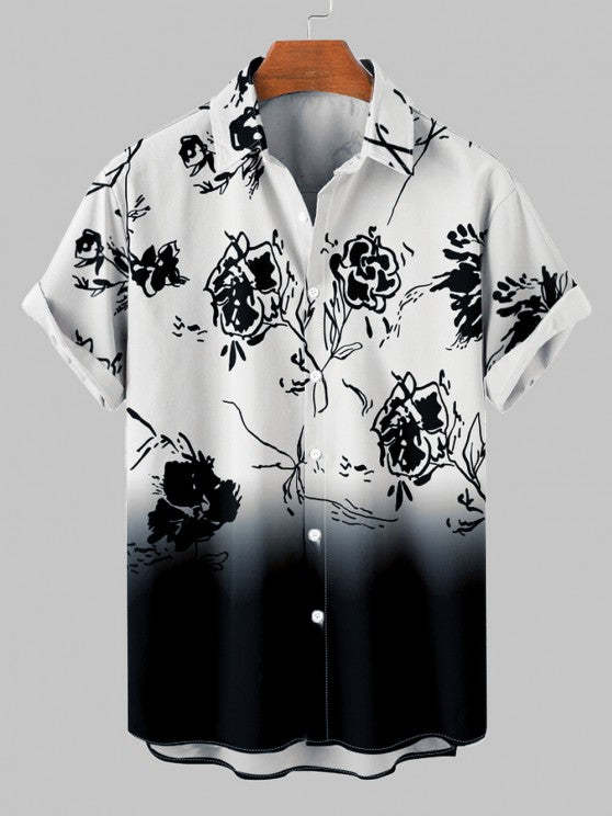 Short Sleeves Shirt And Solid Shorts Set - Grafton Collection