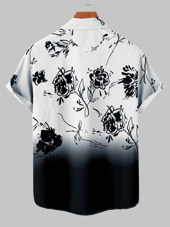 Short Sleeves Shirt And Solid Shorts Set - Grafton Collection