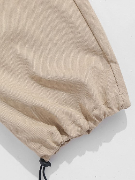 Embroidered Shirt And Cargo Pants Set - Grafton Collection