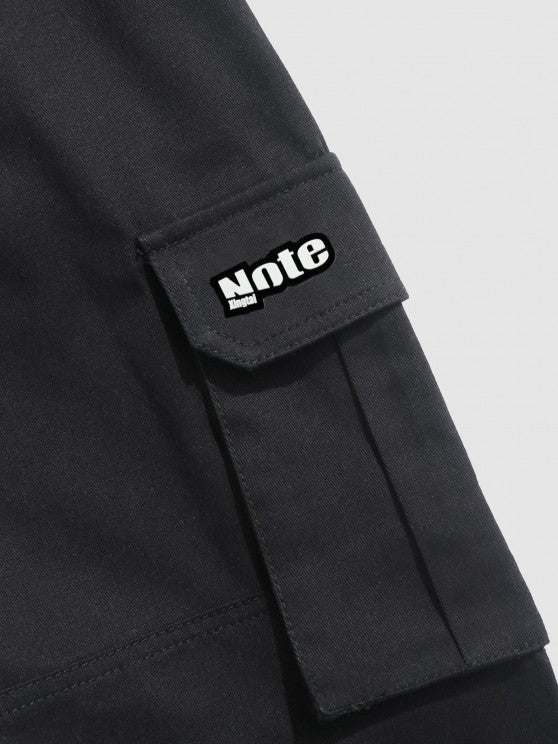 Pigeon Graphic Pattern T Shirt And Cargo Pants - Grafton Collection