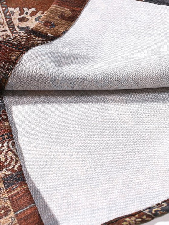 Printed Shirt And Shorts Set - Grafton Collection