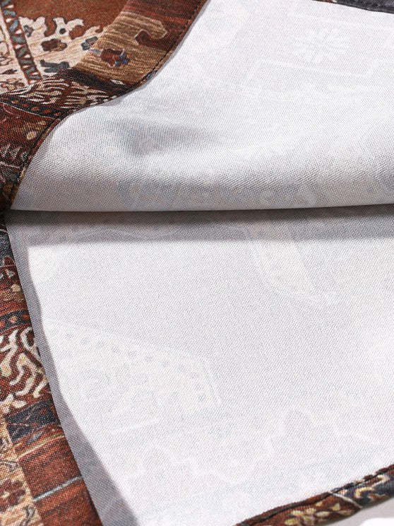 Printed Shirt And Shorts Set - Grafton Collection