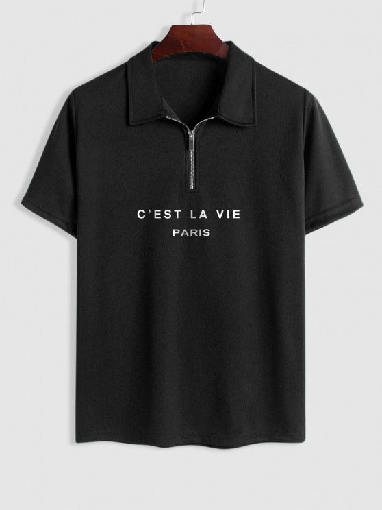 Half Zip T Shirt And Shorts Set - Grafton Collection