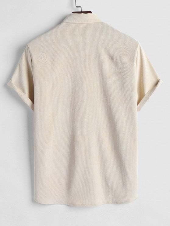 Short Sleeves Shirt With Cargo Pants Set - Grafton Collection