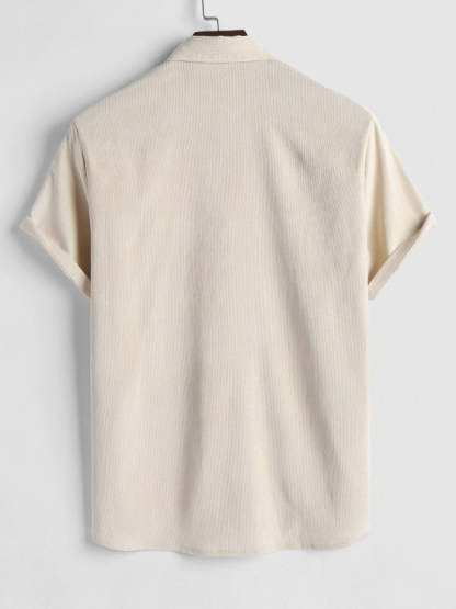 Short Sleeves Shirt With Cargo Pants Set - Grafton Collection