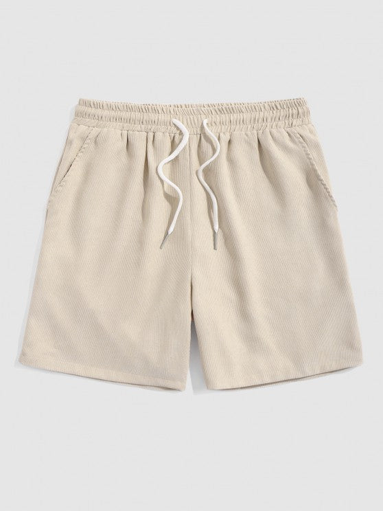Ribbed Short Sleeves T Shirt And Shorts - Grafton Collection