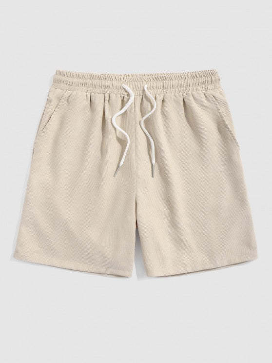 Ribbed Short Sleeves T Shirt And Shorts - Grafton Collection