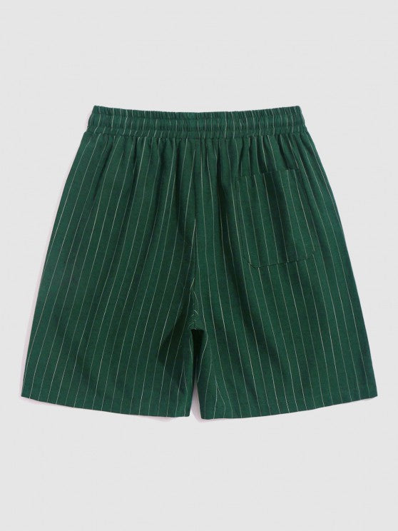 Brooklyn New York Printed T-Shirt And Striped Shorts - Grafton Collection