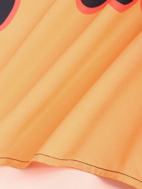 Fire Printed T Shirt And Shorts - Grafton Collection