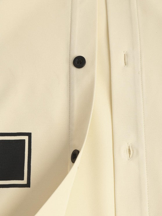 LA Print Stand Collar Shirt With Shorts Set - Grafton Collection