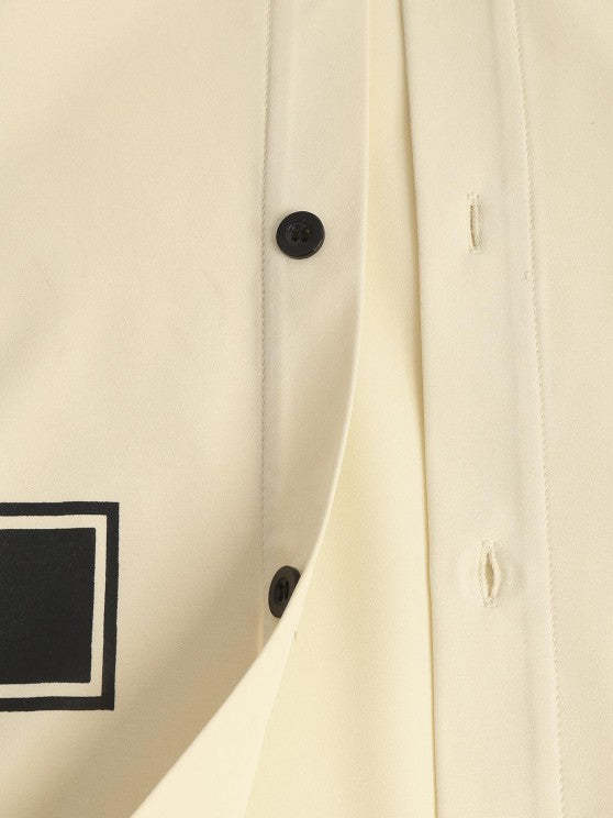 LA Print Stand Collar Shirt With Shorts Set - Grafton Collection