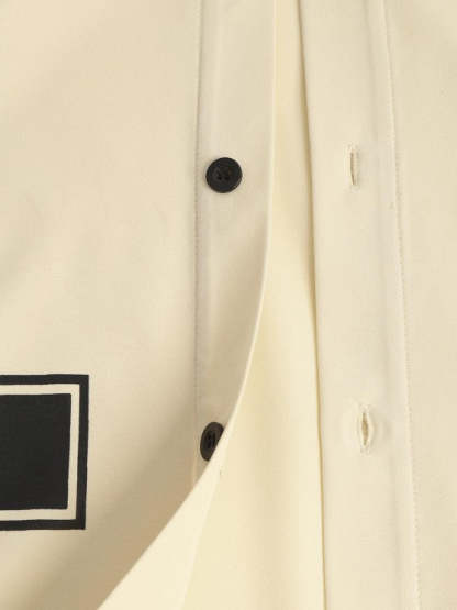 LA Print Stand Collar Shirt With Shorts Set - Grafton Collection