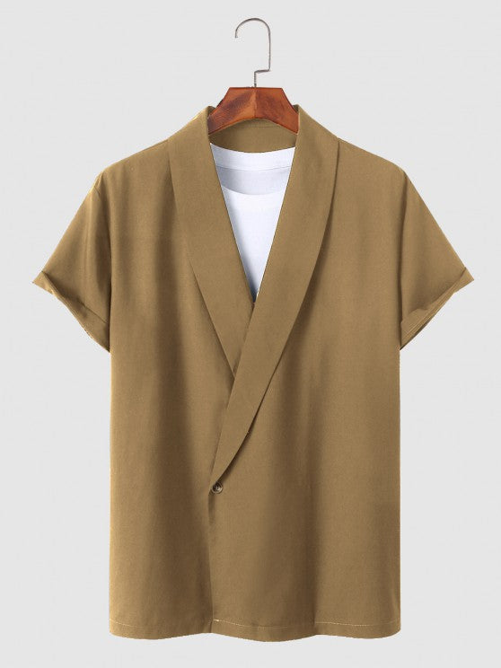 Casual Button Shirt And Casual Shorts - Grafton Collection