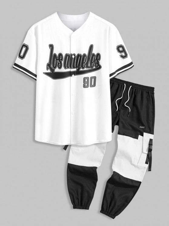 Los Angeles Shirt And Feet Cargo Pant - Grafton Collection