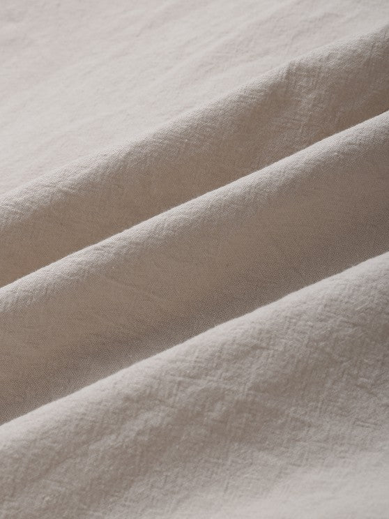 Linen Textured Popover Shirt And Pants Set - Grafton Collection