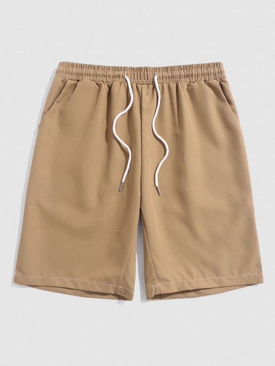 Short Sleeves Textured Shirt And Casual Shorts - Grafton Collection