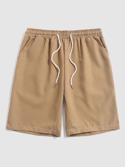 Short Sleeves Textured Shirt And Casual Shorts - Grafton Collection