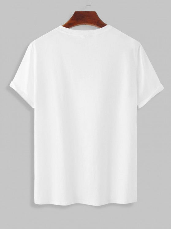 Graphic Print T Shirt With Shorts - Grafton Collection