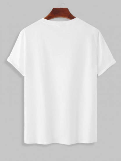 Graphic Print T Shirt With Shorts - Grafton Collection