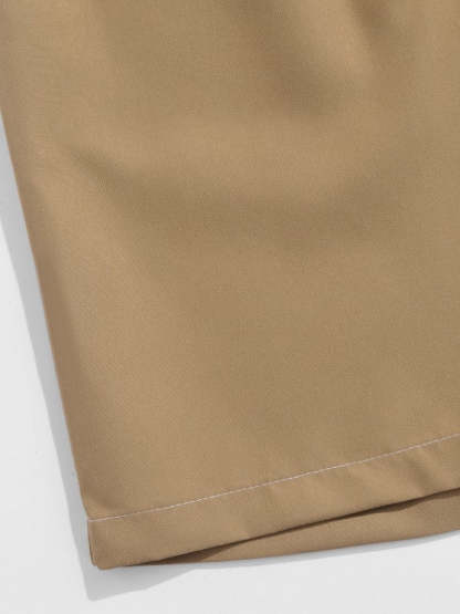 Collar Short Sleeves Shirt And Casual Shorts Set - Grafton Collection