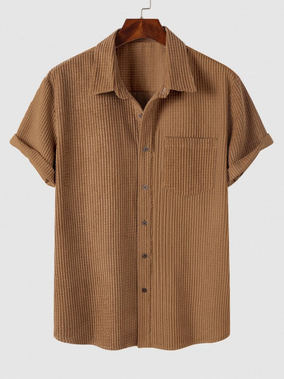 Front Pocket Shirt And Shorts - Grafton Collection