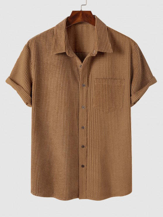 Front Pocket Shirt And Shorts - Grafton Collection