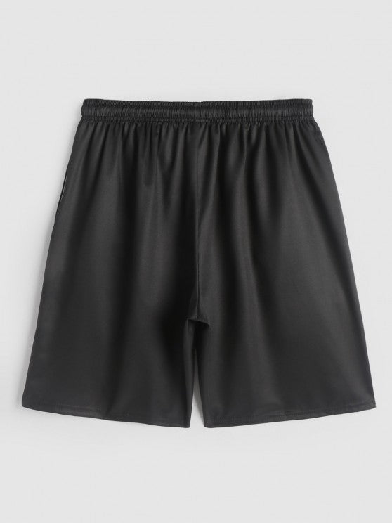 Japanese Print Kimono And Casual Shorts Set - Grafton Collection