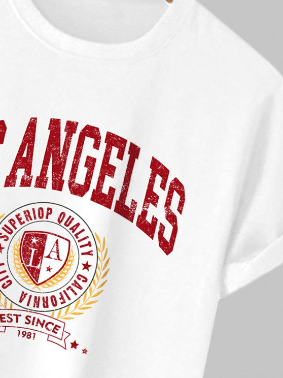 Short Sleeve T Shirt And Casual Shorts - Grafton Collection